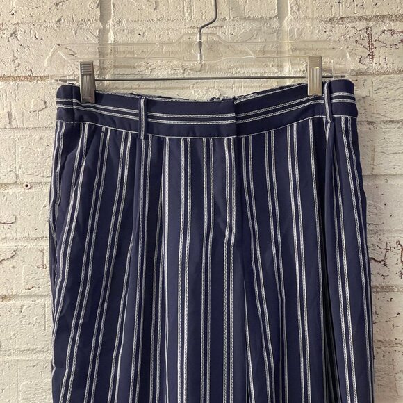 ๐ Michael Kors Striped Palazzo Pants โ Size Small - Picture 2 of 9